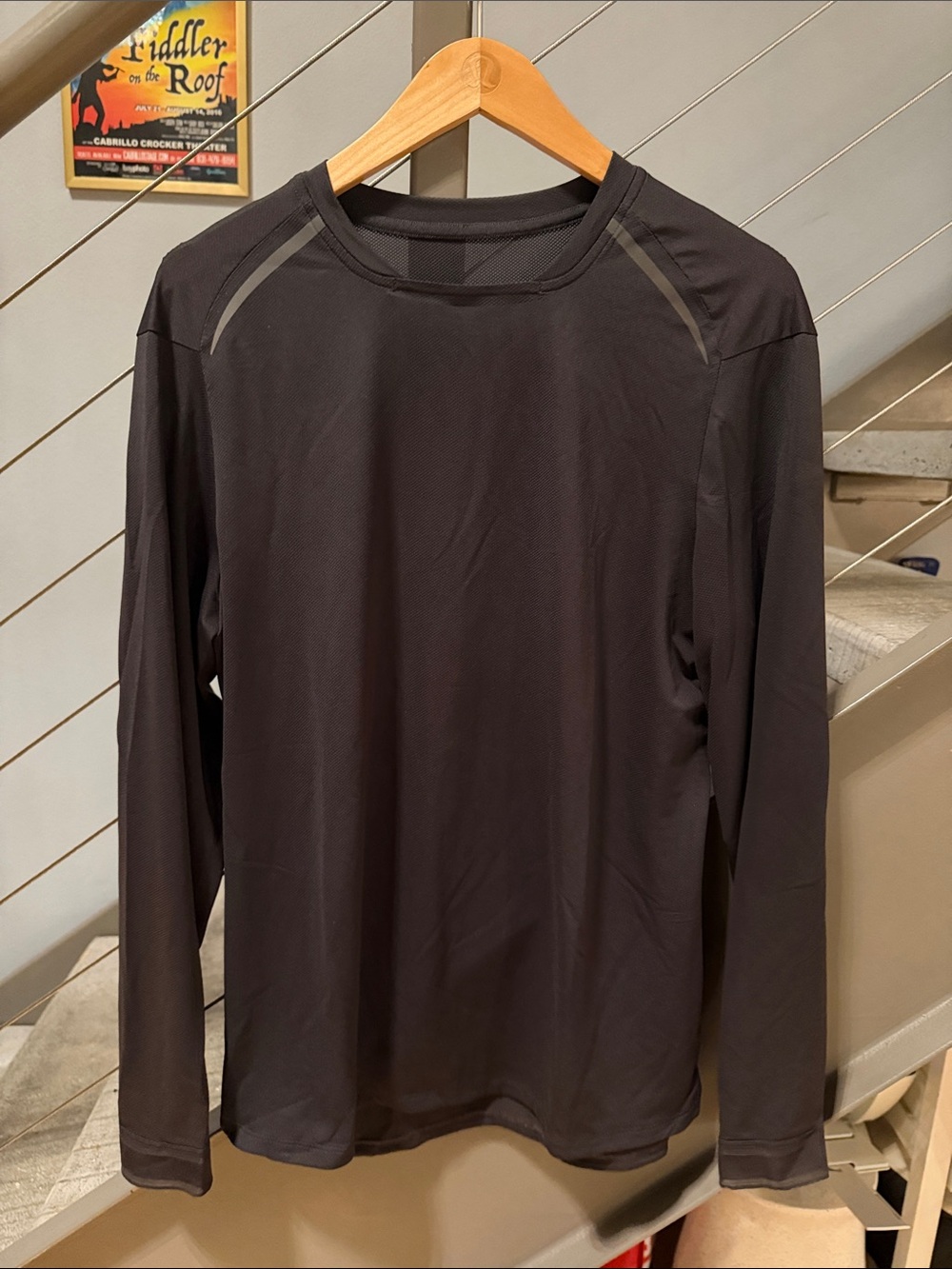 Lululemon Reflective Running Long Sleeve Shirt Graphite Grey Men’s Small